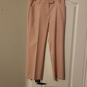 Pink dress slacks by Tahari